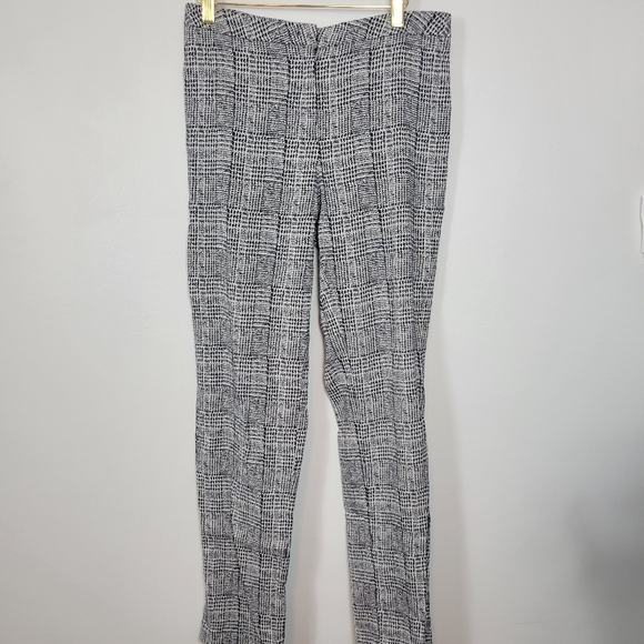 38 Escada Work Pants Blue White Patterned - Picture 1 of 8